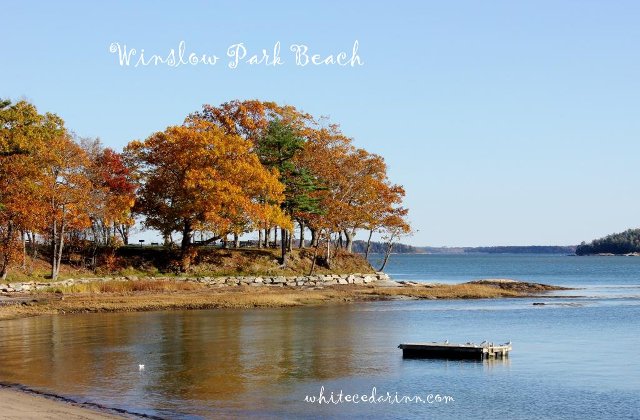 Winslow Park Beach in Autumn